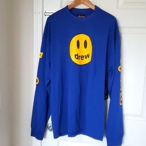 Drew House long sleeve shirt, XXL, Blue